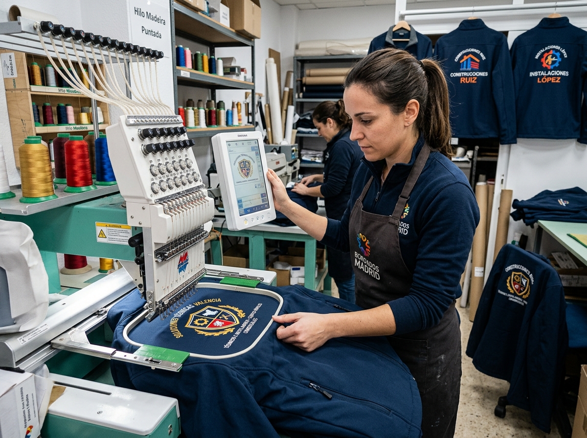 Chaquetas bordadas con tu logotipo o diseño