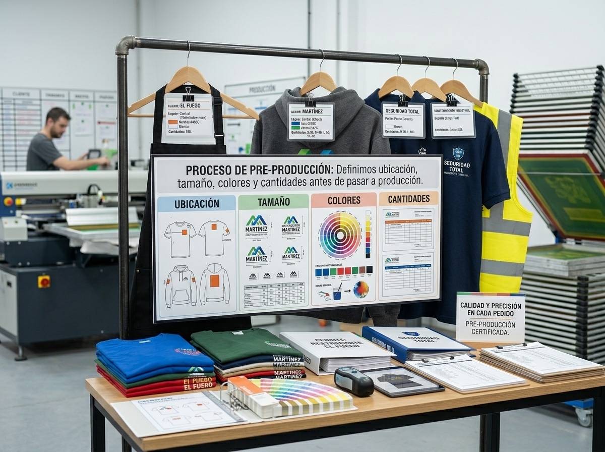 . Ropa laboral bordada con tu logotipo