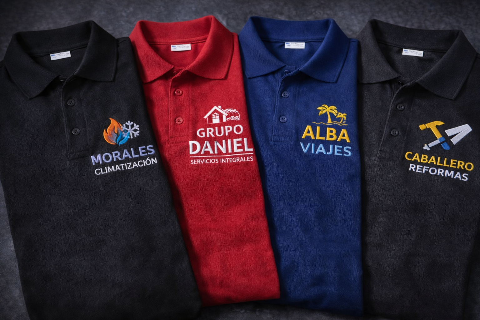 Polos bordados personalizados