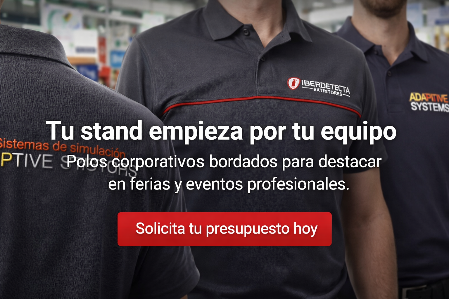 Polos bordados para empresas y equipos