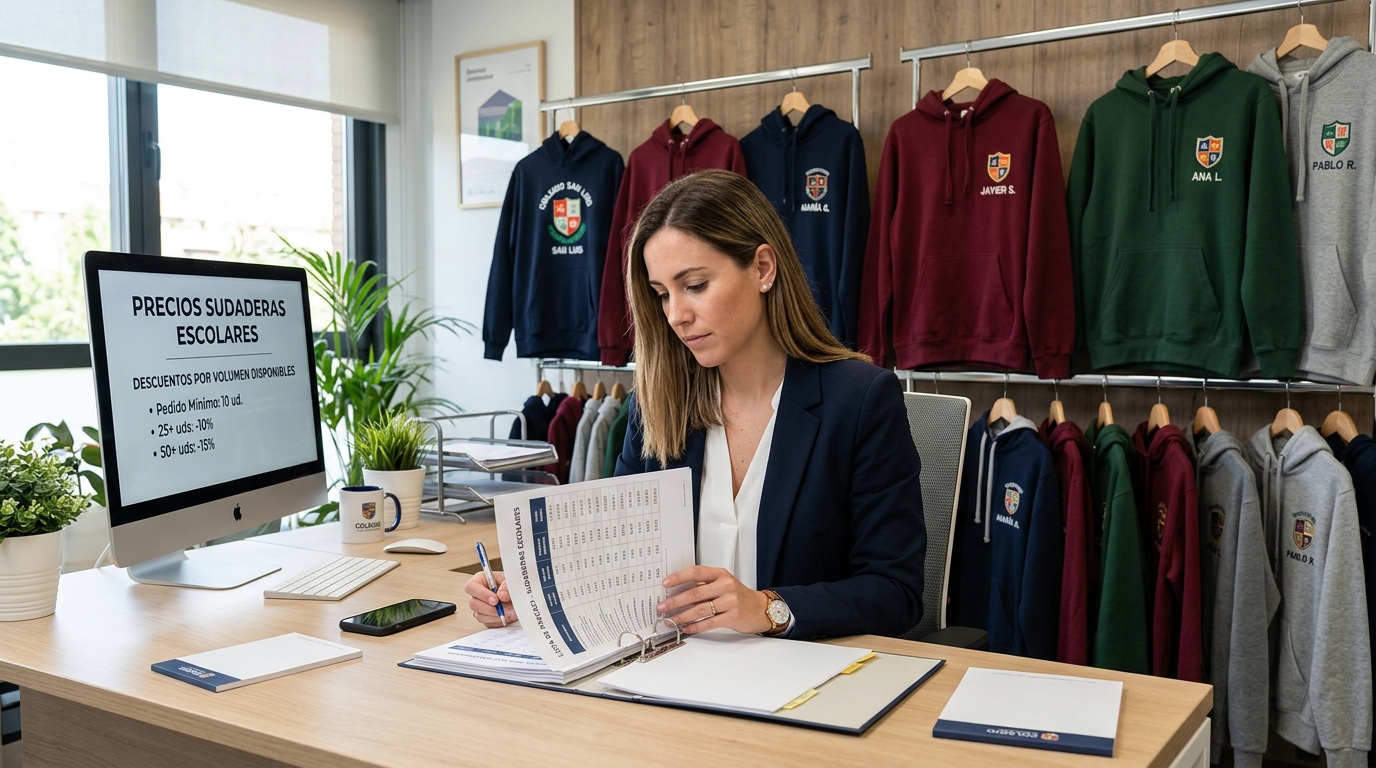Precios de Sudaderas Personalizadas para Institutos